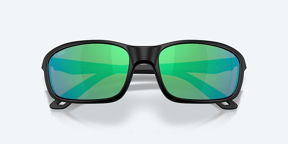 Costa Del Mar Brine II - Matte Black - Green Mirror Polarized Glass (580G)