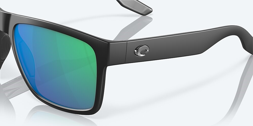Costa Del Mar Paunch XL - Matte Black - Green Mirror Polarized Polycarbonate (580P)