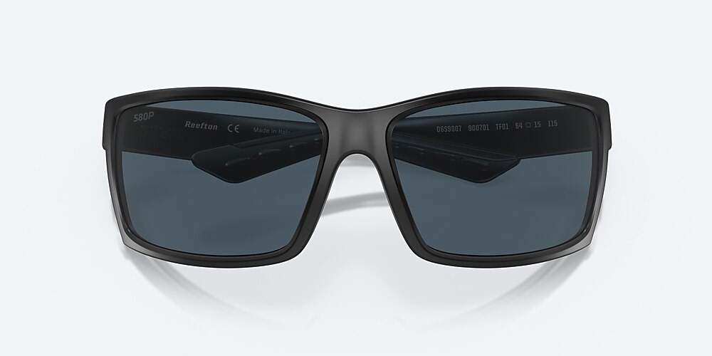 Costa Del Mar Reefton - Blackout - Gray Polarized Polycarbonate (580P)