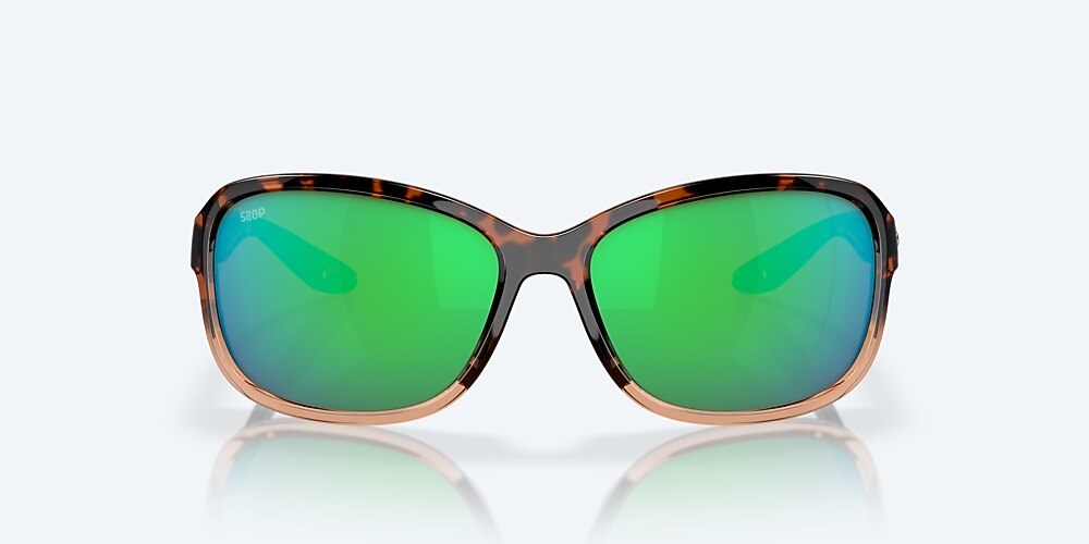 Costa Del Mar Seadrift - Shiny Tortoise Fade - Green Mirror Polarized Polycarbonate (580P)