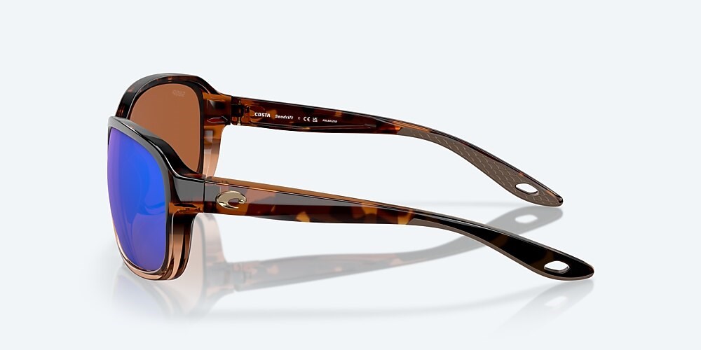 Costa Del Mar Seadrift - Shiny Tortoise Fade - Green Mirror Polarized Polycarbonate (580P)
