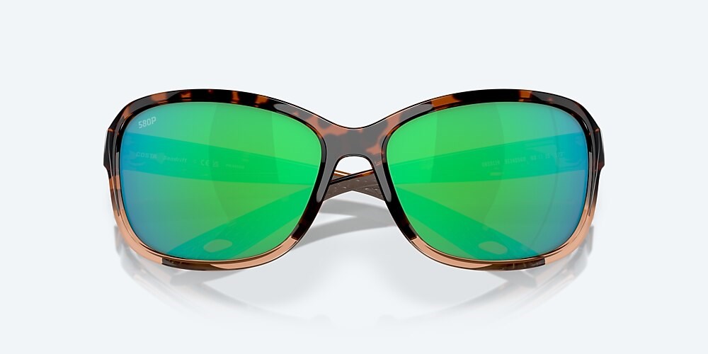 Costa Del Mar Seadrift - Shiny Tortoise Fade - Green Mirror Polarized Polycarbonate (580P)