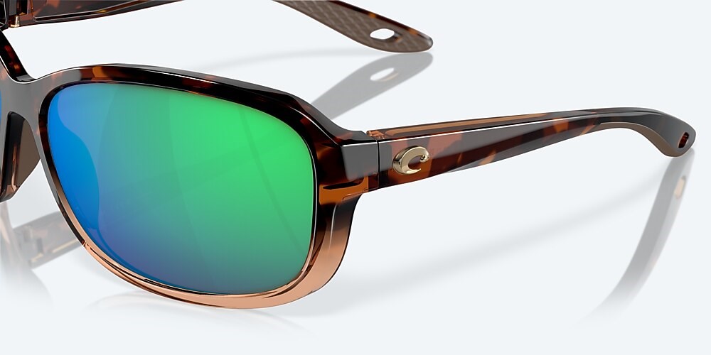 Costa Del Mar Seadrift - Shiny Tortoise Fade - Green Mirror Polarized Polycarbonate (580P)
