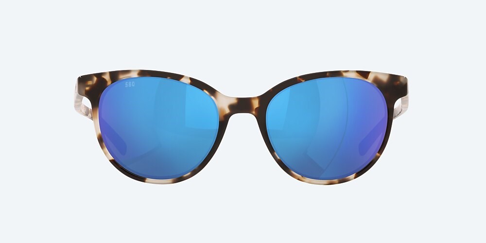 Costa Del Mar Isla - Shiny Tiger Cowrie - Blue Mirror Polarized Glass (580G)