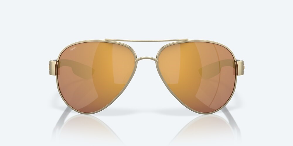 Costa Del Mar South Point - Brushed Gold - Gold Mirror Polarized Glass (580G)