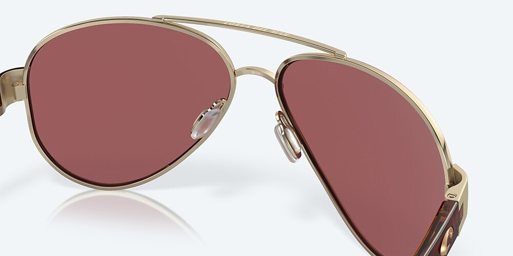 Costa Del Mar South Point - Brushed Gold - Gold Mirror Polarized Glass (580G)
