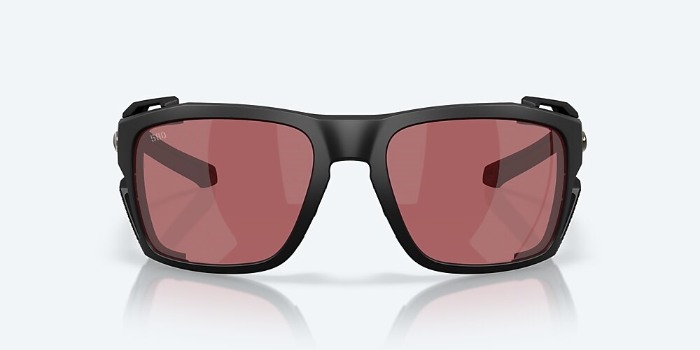 Costa Del Mar King Tide 8 - Matte Black - Rose Polarized Glass (580G)