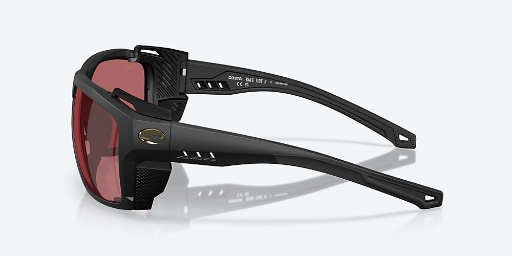 Costa Del Mar King Tide 8 - Matte Black - Rose Polarized Glass (580G)