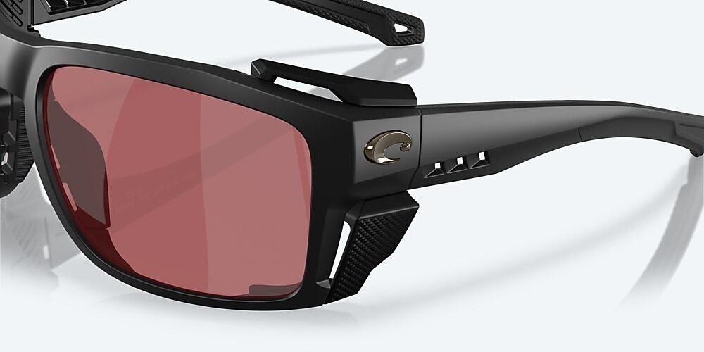 Costa Del Mar King Tide 8 - Matte Black - Rose Polarized Glass (580G)