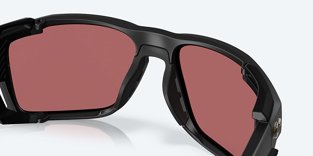 Costa Del Mar King Tide 8 - Matte Black - Rose Polarized Glass (580G)