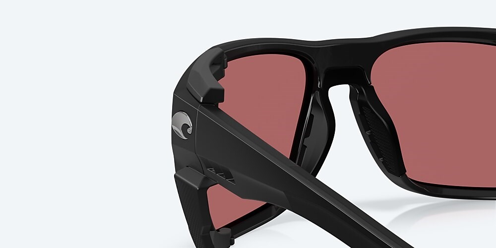 Costa Del Mar King Tide 8 - Matte Black - Rose Polarized Glass (580G)