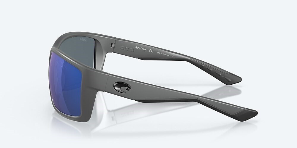 Costa Del Mar Reefton - Matte Gray - Blue Mirror Polarized Polycarbonate (580P)
