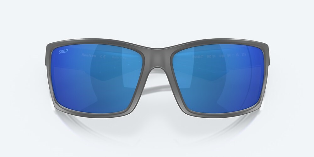 Costa Del Mar Reefton - Matte Gray - Blue Mirror Polarized Polycarbonate (580P)