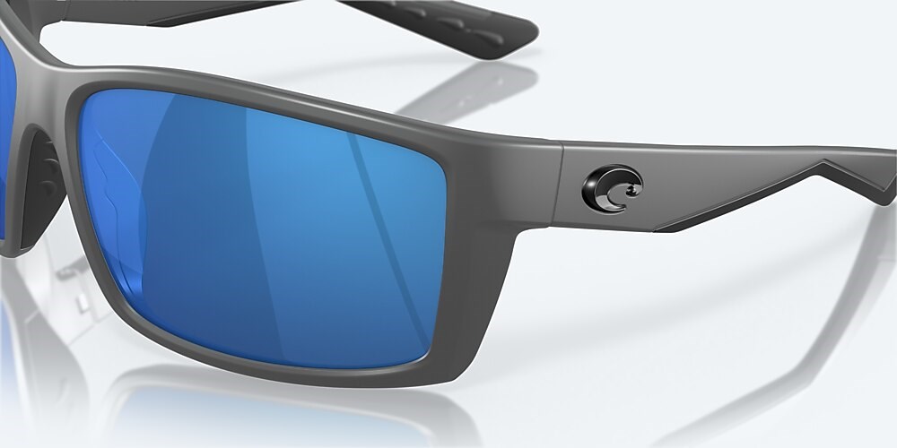 Costa Del Mar Reefton - Matte Gray - Blue Mirror Polarized Polycarbonate (580P)