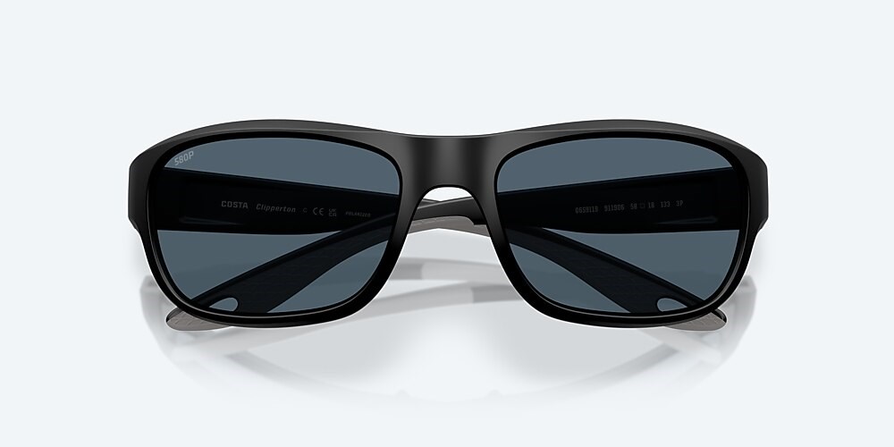 Costa Del Mar Clipperton - Matte Black - Gray Polarized Polycarbonate (580P)
