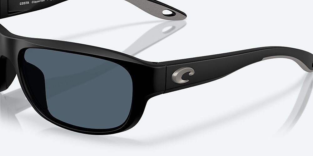 Costa Del Mar Clipperton - Matte Black - Gray Polarized Polycarbonate (580P)