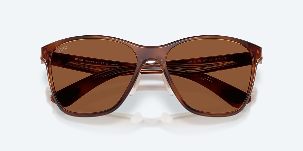 Costa Del Mar Luna Nueva - Tortoise - Copper Polarized Glass (580G)