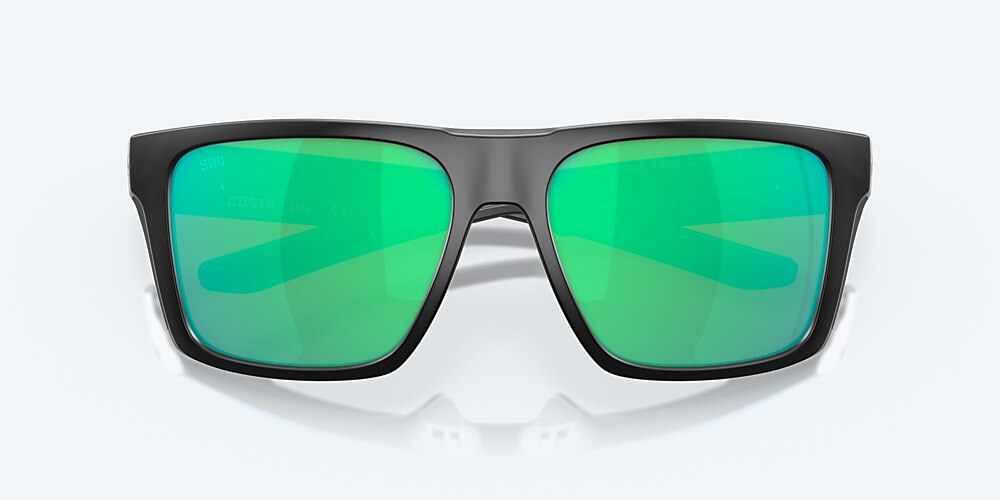 Costa Del Mar Lido - Matte Black - Green Mirror Polarized Glass (580G)