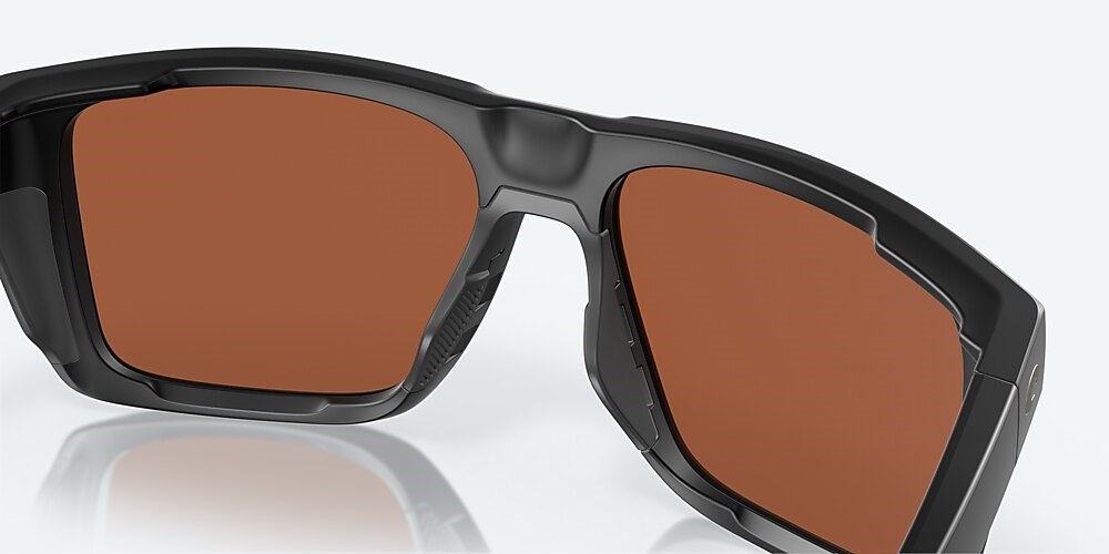 Costa Del Mar Lido - Matte Black - Green Mirror Polarized Glass (580G)