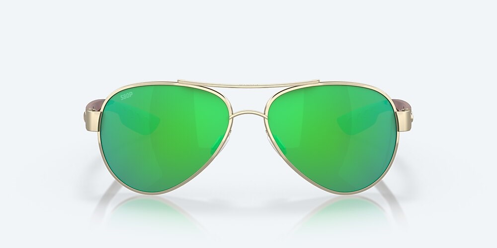 Costa Del Mar Loreto - Rose Gold - Green Mirror Polarized Polycarbonate (580P)