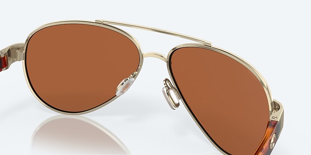 Costa Del Mar Loreto - Rose Gold - Green Mirror Polarized Polycarbonate (580P)