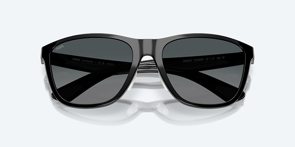 Costa Del Mar Corrientes - Black - Gray Gradient Polarized Glass (580G)
