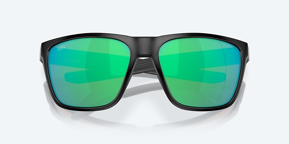 Costa Del Mar Ferg - Matte Black - Green Mirror Polarized Glass (580G)