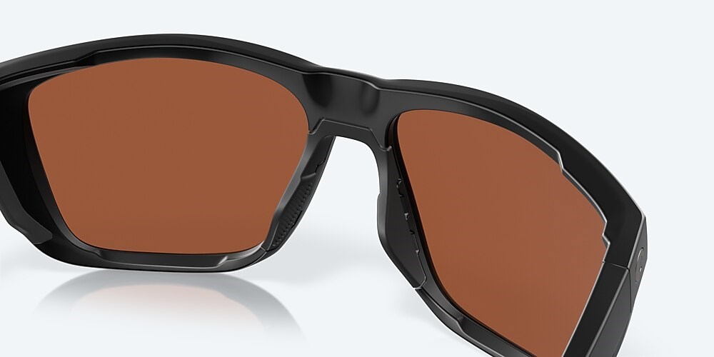 Costa Del Mar Ferg - Matte Black - Green Mirror Polarized Glass (580G)