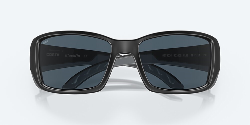 Costa Del Mar Blackfin - Matte Black - Gray Polarized Polycarbonate (580P)
