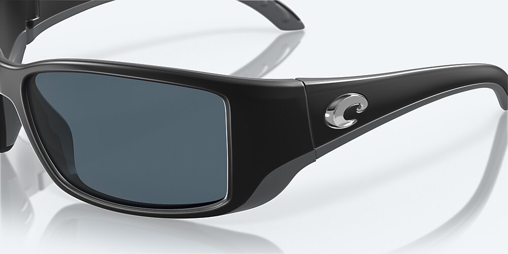 Costa Del Mar Blackfin - Matte Black - Gray Polarized Polycarbonate (580P)