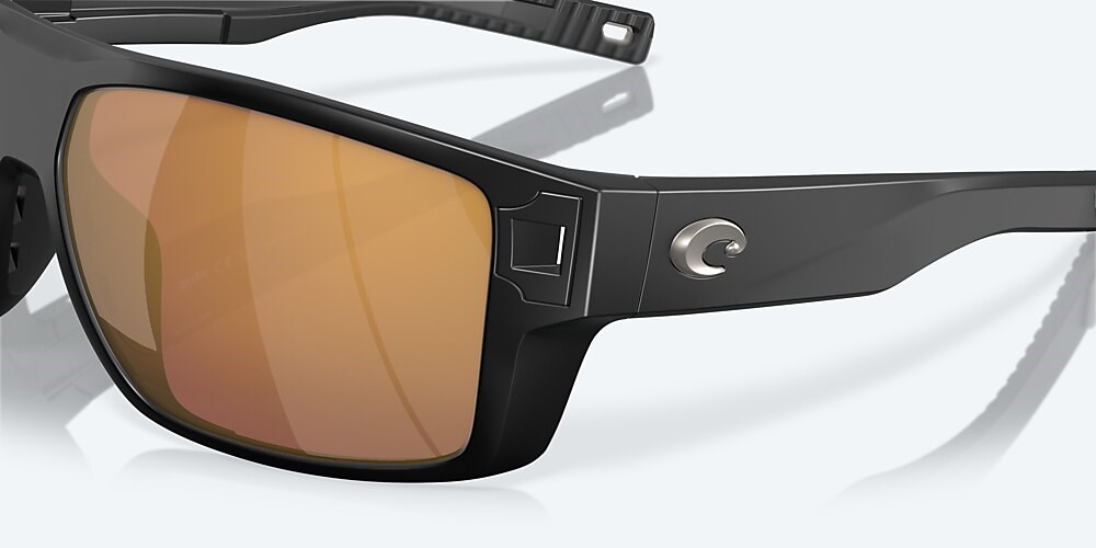 Costa Del Mar Diego - Matte Black - Gold Mirror Polarized Glass (580G)