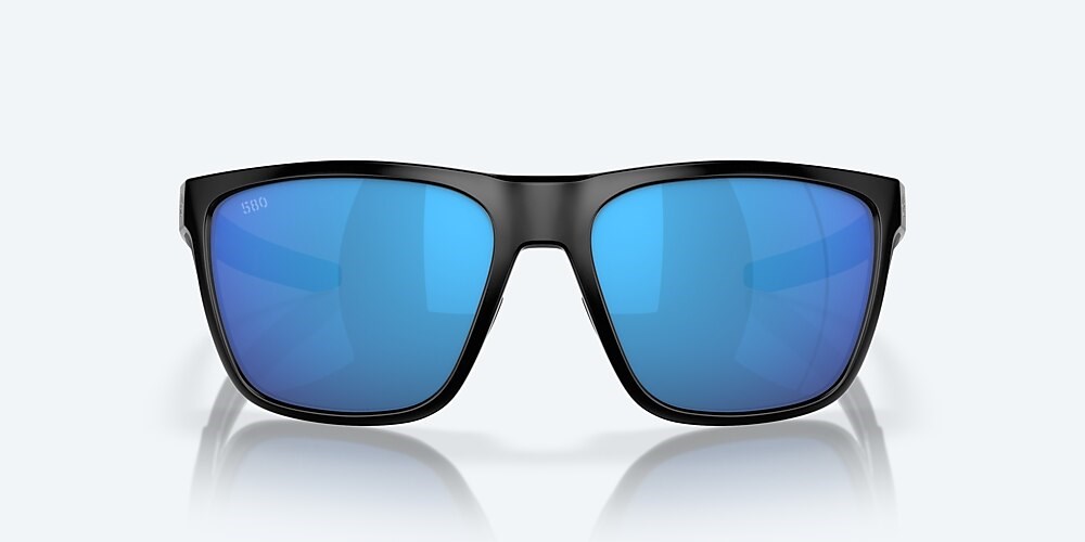 Costa Del Mar Ferg - Matte Black - Blue Mirror Polarized Glass (580G)