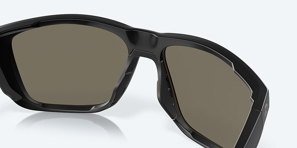 Costa Del Mar Ferg - Matte Black - Blue Mirror Polarized Glass (580G)