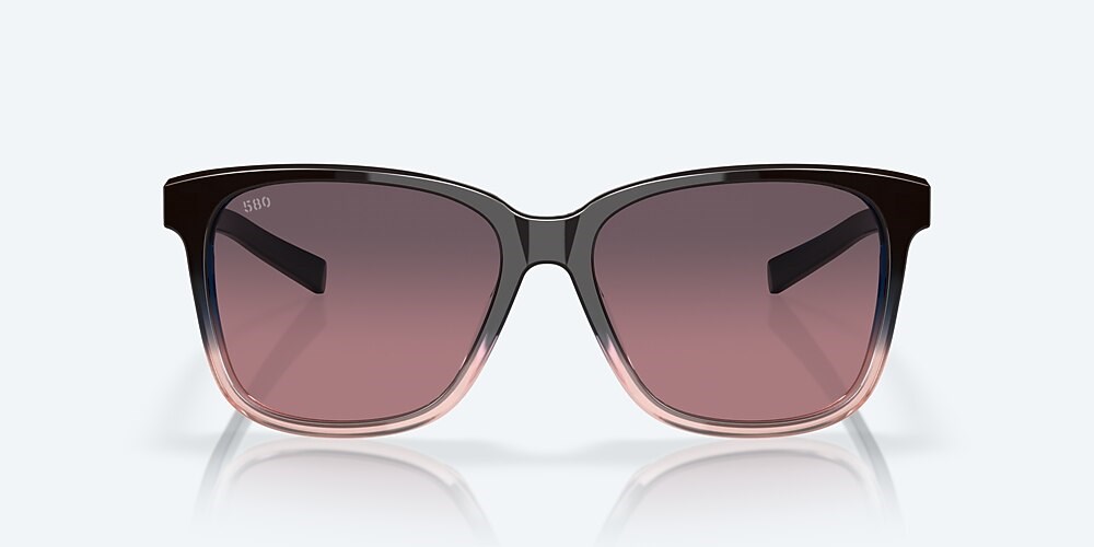 Costa Del Mar May - Pink Sand - Rose Gradient Polarized Glass (580G)
