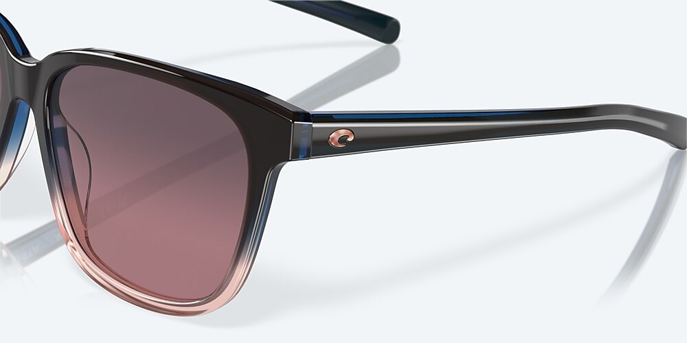 Costa Del Mar May - Pink Sand - Rose Gradient Polarized Glass (580G)