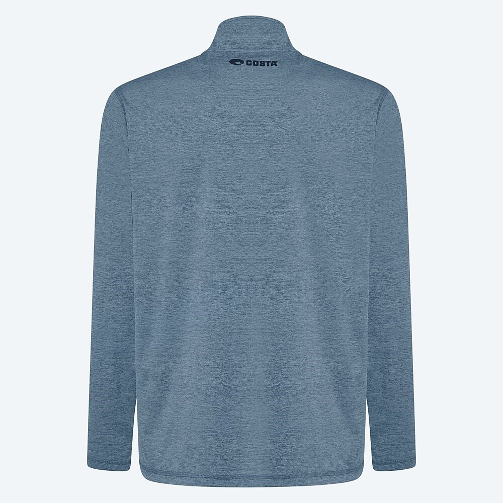 Costa Del Mar Voyager Quarter-Zip Pullover - Heather Heron Blue