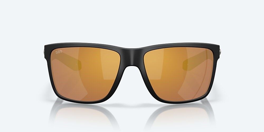 Costa Del Mar Broadbill II - Matte Black - Gold Mirror Polarized Glass (580G)