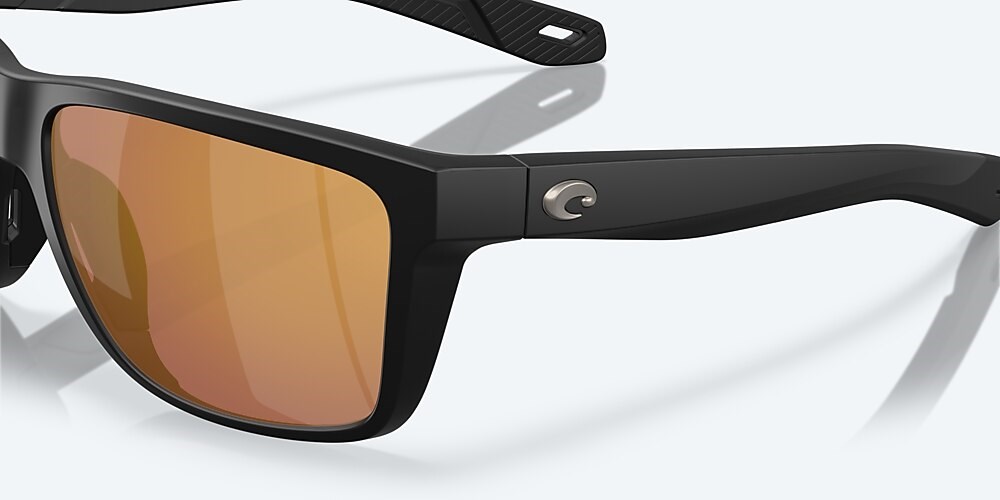 Costa Del Mar Broadbill II - Matte Black - Gold Mirror Polarized Glass (580G)