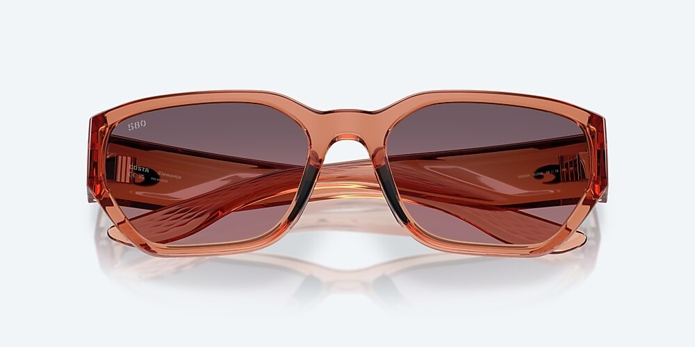 Costa Del Mar Clemente - Translucent Pink Sands - Rose Gradient Polarized Glass (580G)