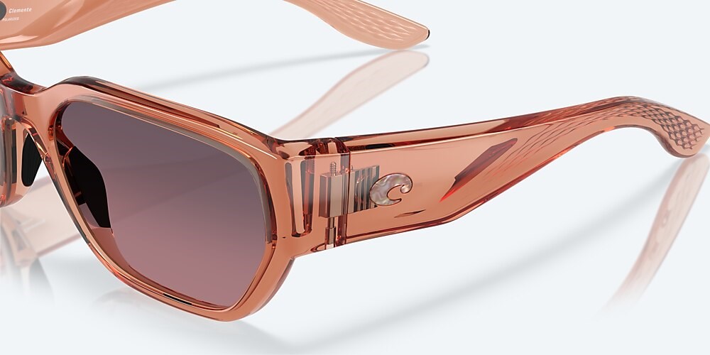 Costa Del Mar Clemente - Translucent Pink Sands - Rose Gradient Polarized Glass (580G)