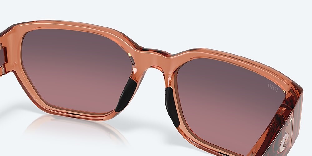 Costa Del Mar Clemente - Translucent Pink Sands - Rose Gradient Polarized Glass (580G)