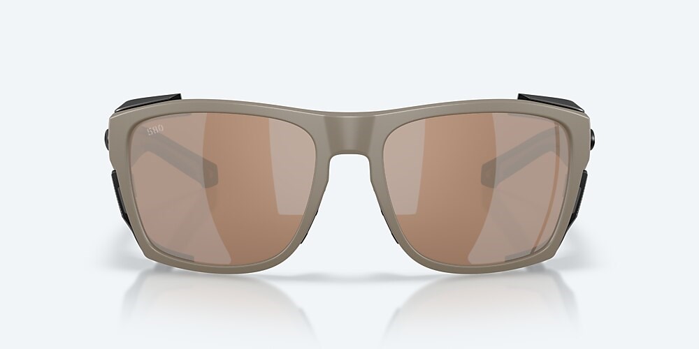 Costa Del Mar King Tide 6 - Matte Sand - Copper Silver Mirror Polarized Glass (580G)