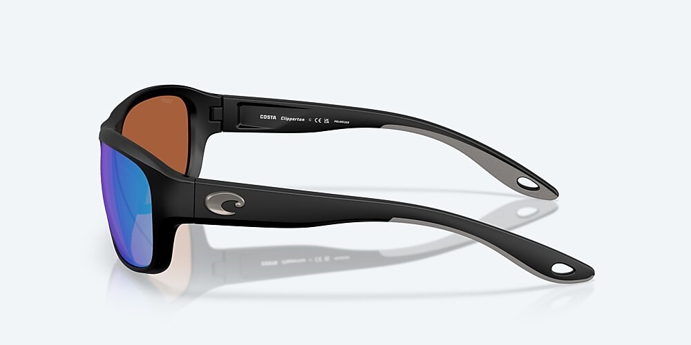 Costa Del Mar Clipperton - Matte Black - Green Mirror Polarized Polycarbonate (580P)