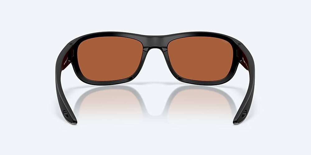 Costa Del Mar Clipperton - Matte Black - Green Mirror Polarized Polycarbonate (580P)