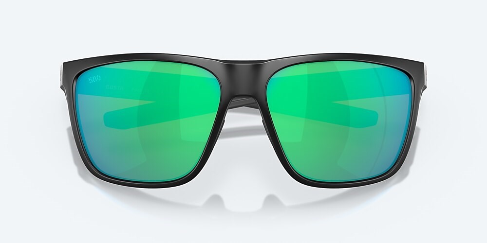 Costa Del Mar Ferg XL - Matte Black - Green Mirror Polarized Glass (580G)