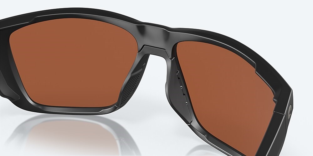 Costa Del Mar Ferg XL - Matte Black - Green Mirror Polarized Glass (580G)
