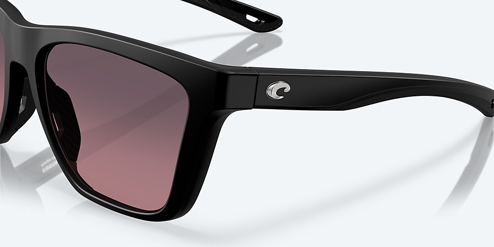 Costa Del Mar Panga II - Matte Black - Rose Gradient Polarized Glass (580G)