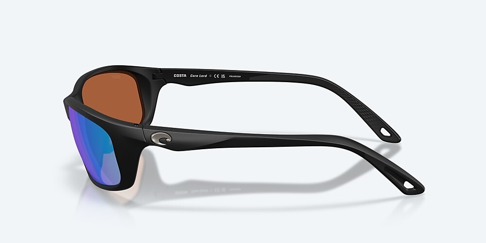 Costa Del Mar Brine II - Matte Black - Green Mirror Polarized Polycarbonate (580P)