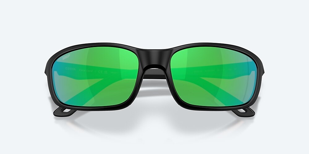 Costa Del Mar Brine II - Matte Black - Green Mirror Polarized Polycarbonate (580P)