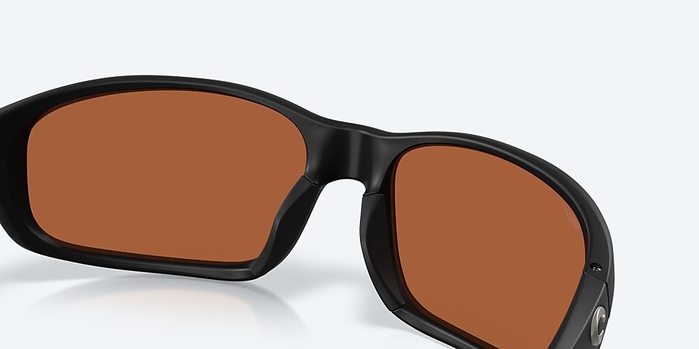 Costa Del Mar Brine II - Matte Black - Green Mirror Polarized Polycarbonate (580P)